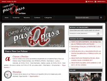 Tablet Screenshot of pasoapasolaspalmas.com